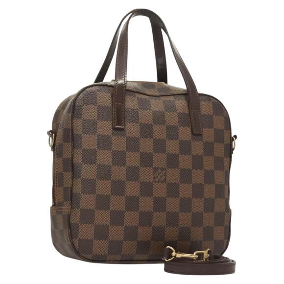 LOUIS VUITTON Damier Ebene Spontini Hand Bag Spo M47500 - Picture 1 of 16